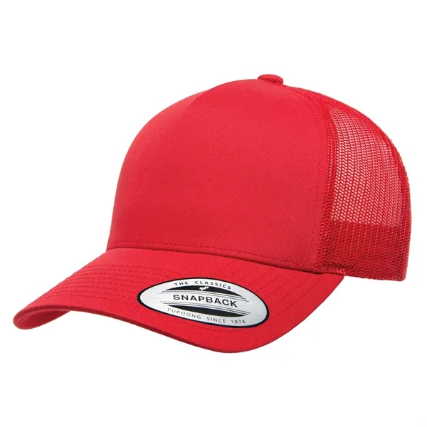 Flexfit 5-panel trucker cap with mesh back-breathable and perfect for custom... from ASI 72657 Active Life Promo / Active Life