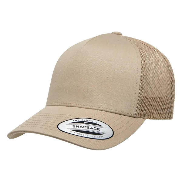 Flexfit 5-panel trucker cap with mesh back-breathable and perfect for custom... from ASI 72657 Active Life Promo / Active Life