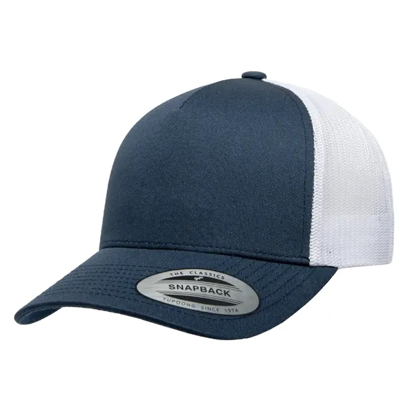 Flexfit 2-tone 5-panel trucker cap-breathable, stylish, and ideal for custom branding.... from ASI 72657 Active Life Promo / Active Life
