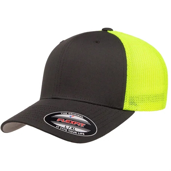 Flexfit two-tone trucker cap with stretch fit-stylish and ideal for custom... from ASI 72657 Active Life Promo / Active Life