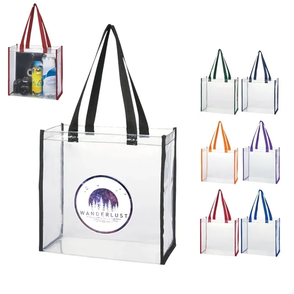 6" x 12" x 12" clear EVA tote bag with 22"... from ASI 61125 Hit Promotional Products / Hit®