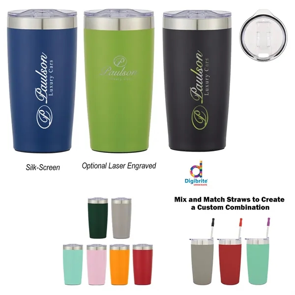 20 oz. travel mug with spill-resistant lid and double-wall insulation... from ASI 61125 Hit Promotional Products / Hit®