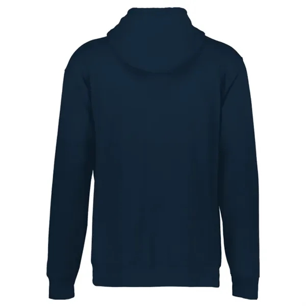 Fleece hoodie with two-ply hood with drawcord, spandex reinforced rib knit... from ASI 37461 Augusta Sportswear