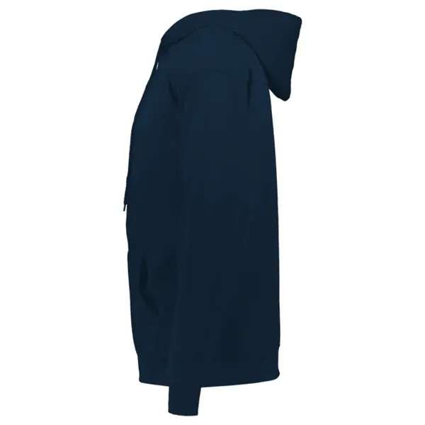 Fleece hoodie with two-ply hood with drawcord, spandex reinforced rib knit... from ASI 37461 Augusta Sportswear