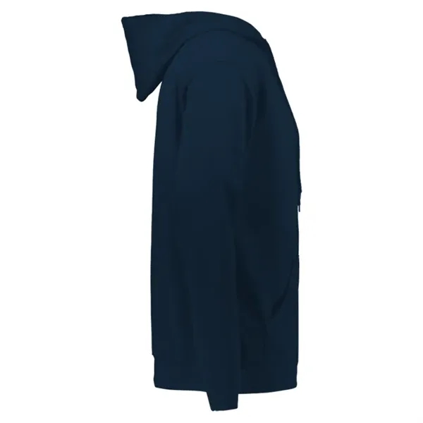Fleece hoodie with two-ply hood with drawcord, spandex reinforced rib knit... from ASI 37461 Augusta Sportswear