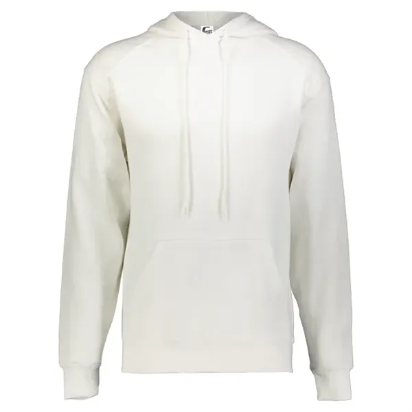 Fleece hoodie with two-ply hood with drawcord, spandex reinforced rib knit... from ASI 37461 Augusta Sportswear