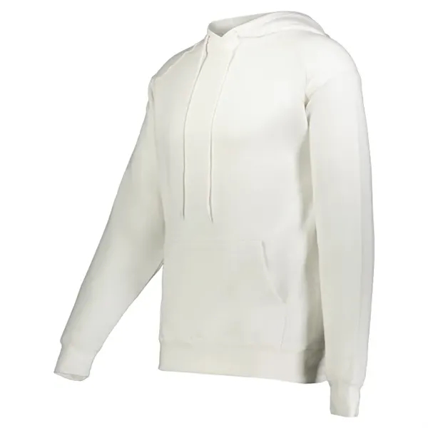 Fleece hoodie with two-ply hood with drawcord, spandex reinforced rib knit... from ASI 37461 Augusta Sportswear