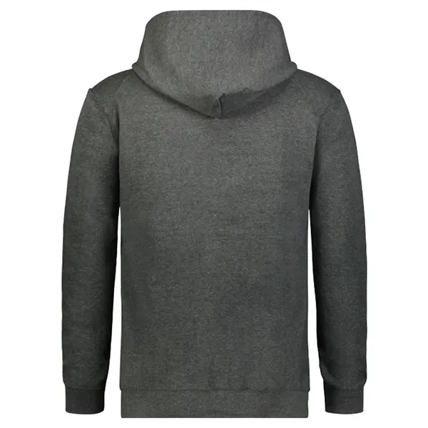 Fleece hoodie with two-ply hood with drawcord, spandex reinforced rib knit... from ASI 37461 Augusta Sportswear