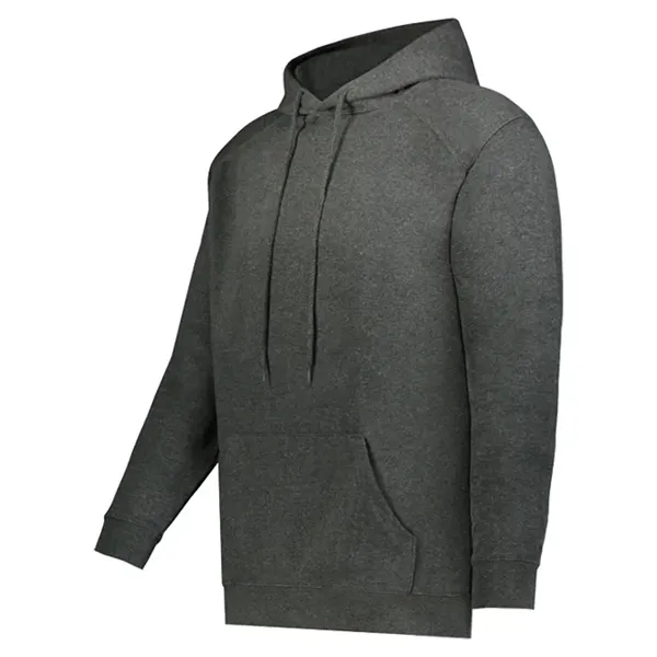 Fleece hoodie with two-ply hood with drawcord, spandex reinforced rib knit... from ASI 37461 Augusta Sportswear