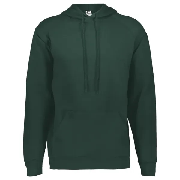 Fleece hoodie with two-ply hood with drawcord, spandex reinforced rib knit... from ASI 37461 Augusta Sportswear