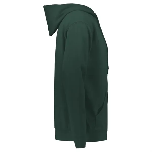 Fleece hoodie with two-ply hood with drawcord, spandex reinforced rib knit... from ASI 37461 Augusta Sportswear