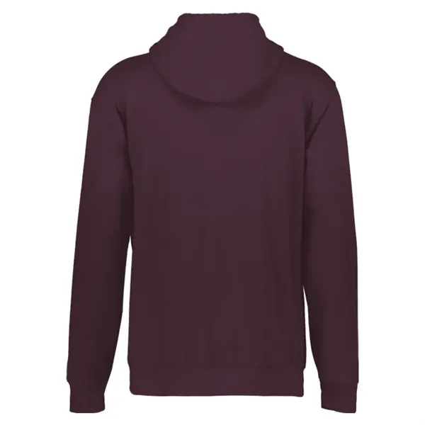 Fleece hoodie with two-ply hood with drawcord, spandex reinforced rib knit... from ASI 37461 Augusta Sportswear