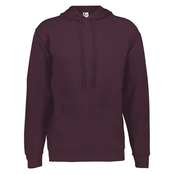Fleece hoodie with two-ply hood with drawcord, spandex reinforced rib knit... from ASI 37461 Augusta Sportswear