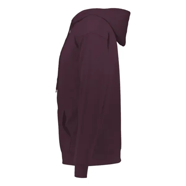 Fleece hoodie with two-ply hood with drawcord, spandex reinforced rib knit... from ASI 37461 Augusta Sportswear