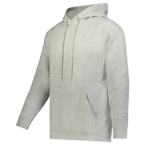 Fleece hoodie with two-ply hood with drawcord, spandex reinforced rib knit... from ASI 37461 Augusta Sportswear