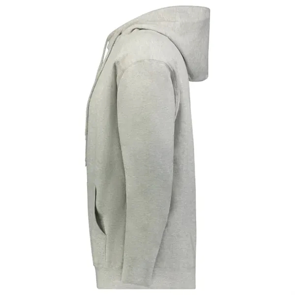 Fleece hoodie with two-ply hood with drawcord, spandex reinforced rib knit... from ASI 37461 Augusta Sportswear