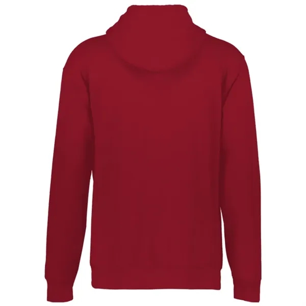 Fleece hoodie with two-ply hood with drawcord, spandex reinforced rib knit... from ASI 37461 Augusta Sportswear