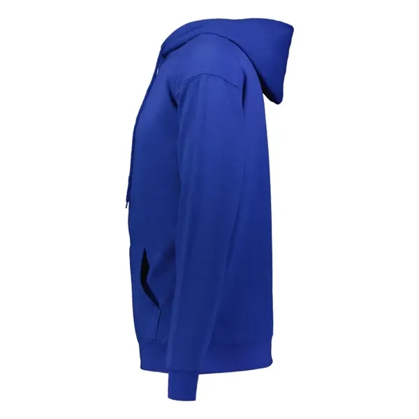 Fleece hoodie with two-ply hood with drawcord, spandex reinforced rib knit... from ASI 37461 Augusta Sportswear