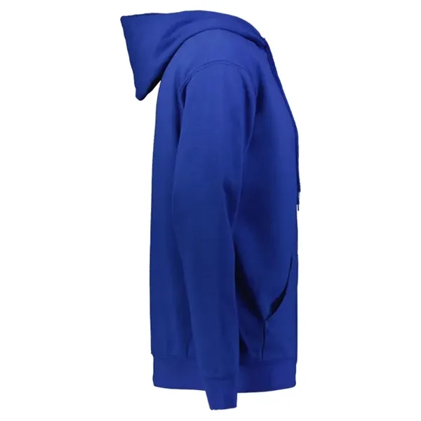 Fleece hoodie with two-ply hood with drawcord, spandex reinforced rib knit... from ASI 37461 Augusta Sportswear