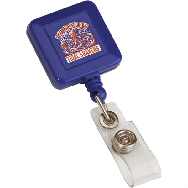 Square badge holder measuring 1 1/4" x 1 1/4" x 5/16"... from ASI 54100 Fields Manufacturing Inc / TargetLine®