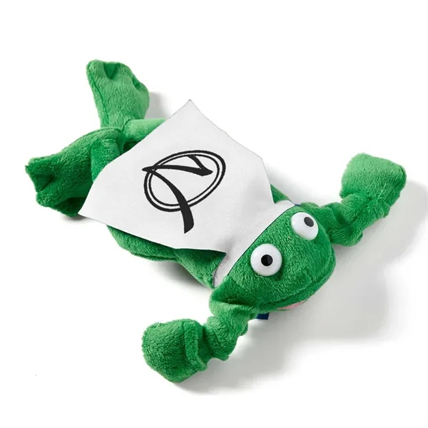 9" flying noise-making frog toy with sling shot action and cape.... from ASI 63549 Jornik Manufacturing Corp / Jornik