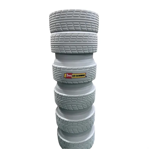 Foldable silicone tire shaped bottle of 25 oz with 1 color... from ASI 37218 Athena Promo (tm)