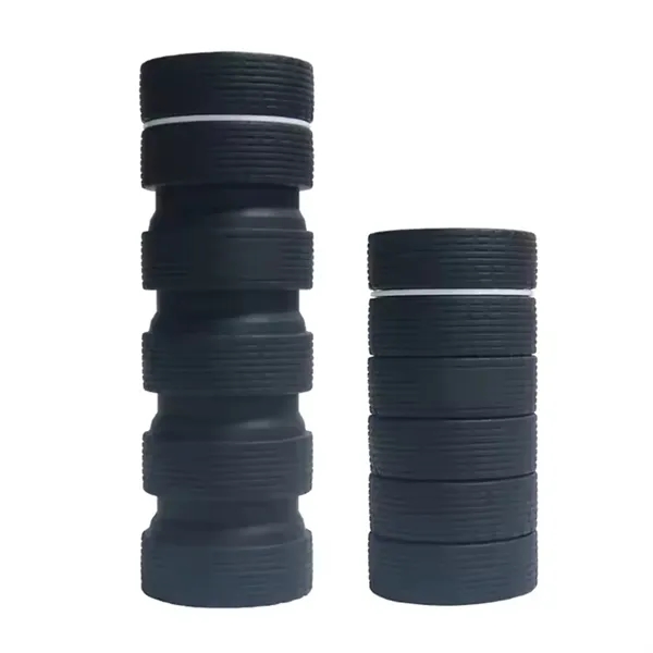 Foldable silicone tire shaped bottle of 25 oz with 1 color... from ASI 37218 Athena Promo (tm)