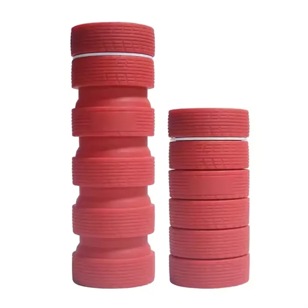 Foldable silicone tire shaped bottle of 25 oz with 1 color... from ASI 37218 Athena Promo (tm)