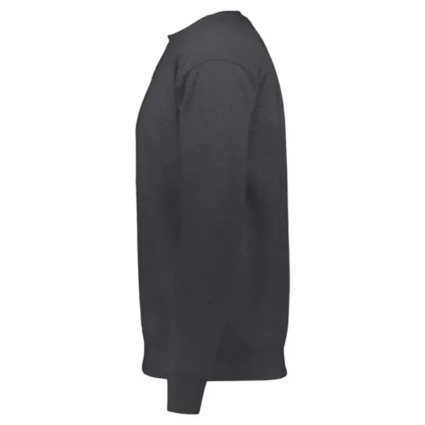 Crew sweatshirt with spandex reinforced rib knit cuffs and waistband, twill... from ASI 37461 Augusta Sportswear