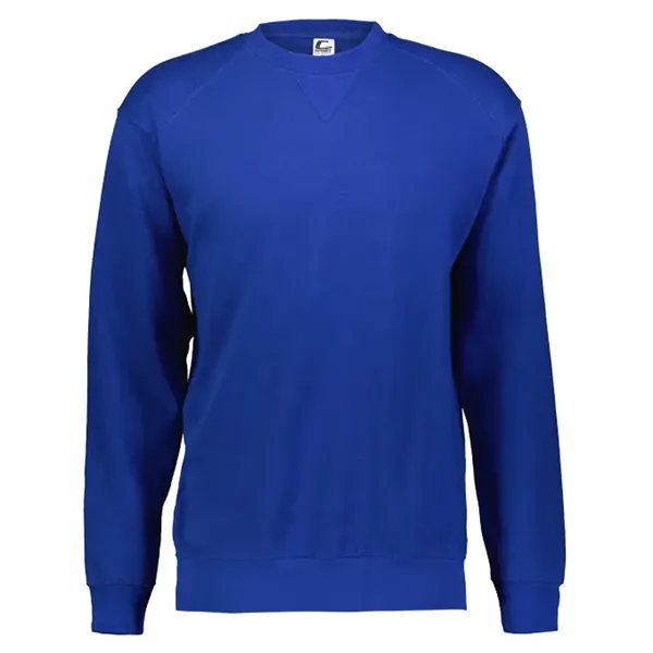 Crew sweatshirt with spandex reinforced rib knit cuffs and waistband, twill... from ASI 37461 Augusta Sportswear