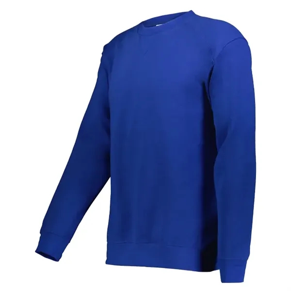 Crew sweatshirt with spandex reinforced rib knit cuffs and waistband, twill... from ASI 37461 Augusta Sportswear