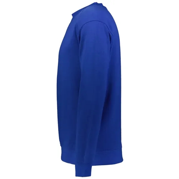 Crew sweatshirt with spandex reinforced rib knit cuffs and waistband, twill... from ASI 37461 Augusta Sportswear