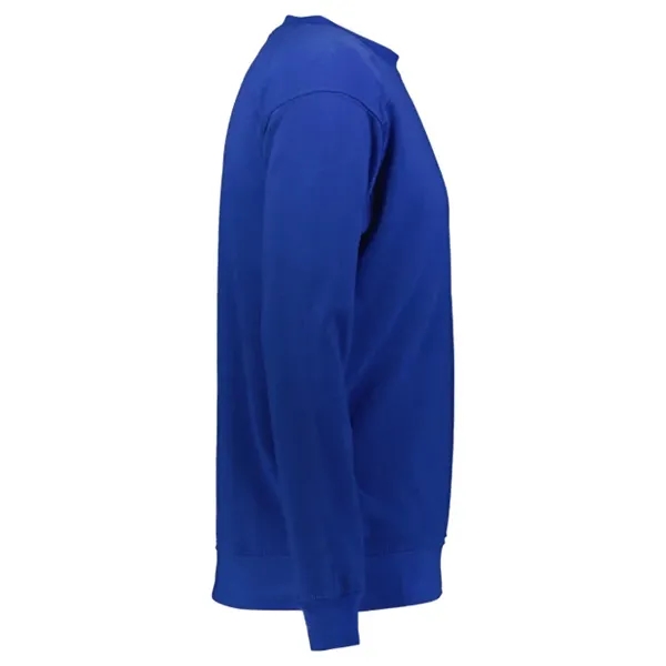 Crew sweatshirt with spandex reinforced rib knit cuffs and waistband, twill... from ASI 37461 Augusta Sportswear