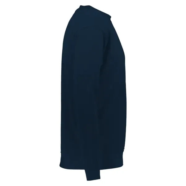 Crew sweatshirt with spandex reinforced rib knit cuffs and waistband, twill... from ASI 37461 Augusta Sportswear