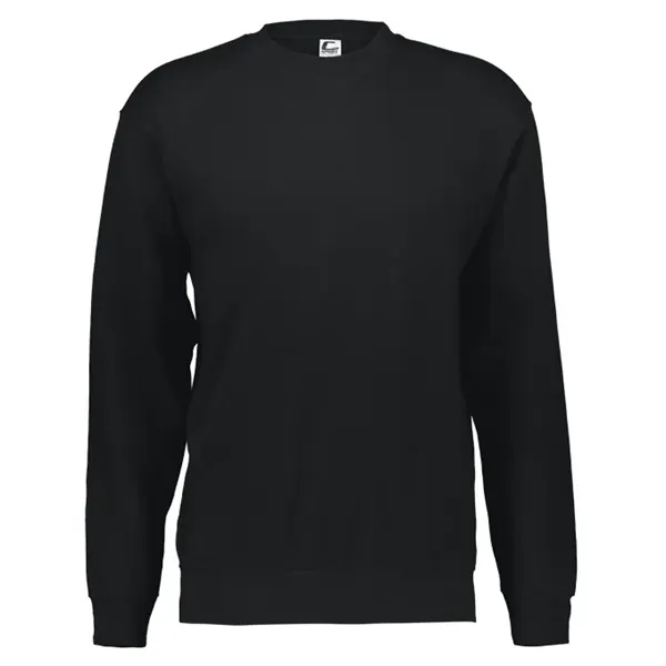 Crew sweatshirt with spandex reinforced rib knit cuffs and waistband, twill... from ASI 37461 Augusta Sportswear