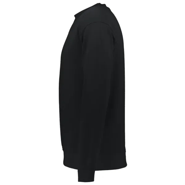 Crew sweatshirt with spandex reinforced rib knit cuffs and waistband, twill... from ASI 37461 Augusta Sportswear