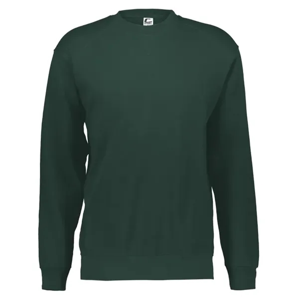 Crew sweatshirt with spandex reinforced rib knit cuffs and waistband, twill... from ASI 37461 Augusta Sportswear