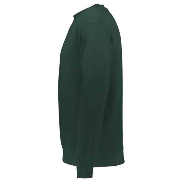 Crew sweatshirt with spandex reinforced rib knit cuffs and waistband, twill... from ASI 37461 Augusta Sportswear