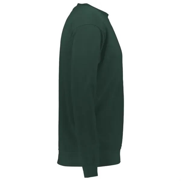 Crew sweatshirt with spandex reinforced rib knit cuffs and waistband, twill... from ASI 37461 Augusta Sportswear