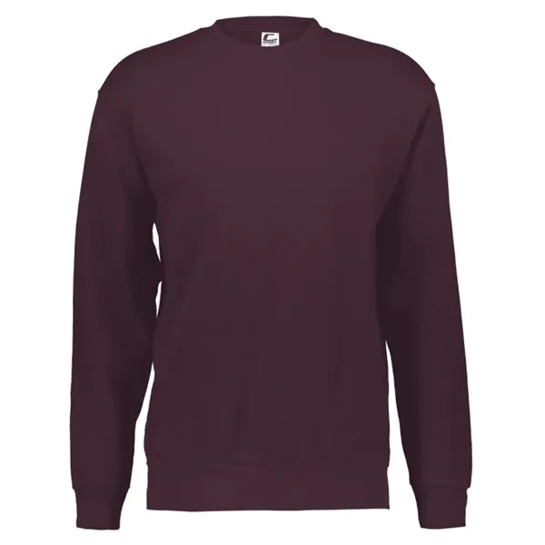 Crew sweatshirt with spandex reinforced rib knit cuffs and waistband, twill... from ASI 37461 Augusta Sportswear