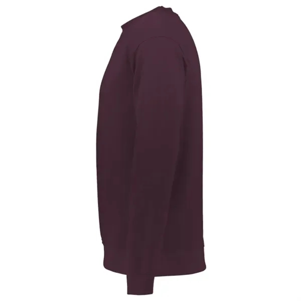 Crew sweatshirt with spandex reinforced rib knit cuffs and waistband, twill... from ASI 37461 Augusta Sportswear