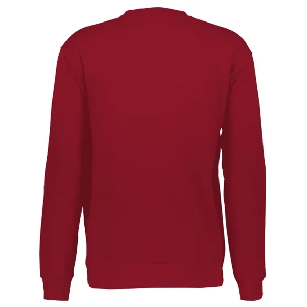 Crew sweatshirt with spandex reinforced rib knit cuffs and waistband, twill... from ASI 37461 Augusta Sportswear