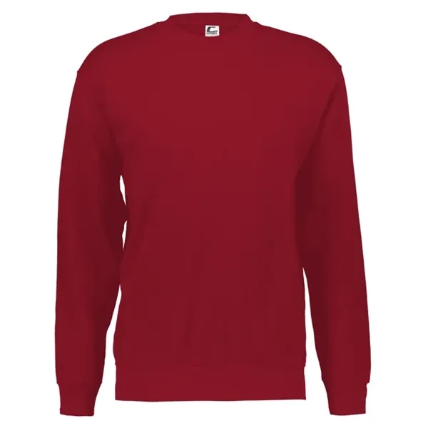Crew sweatshirt with spandex reinforced rib knit cuffs and waistband, twill... from ASI 37461 Augusta Sportswear