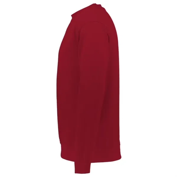 Crew sweatshirt with spandex reinforced rib knit cuffs and waistband, twill... from ASI 37461 Augusta Sportswear