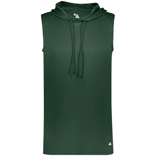 Sleeveless hooded tee with shoulder for maximum movement, self-fabric hood with... from ASI 37461 Augusta Sportswear / Badger Sport