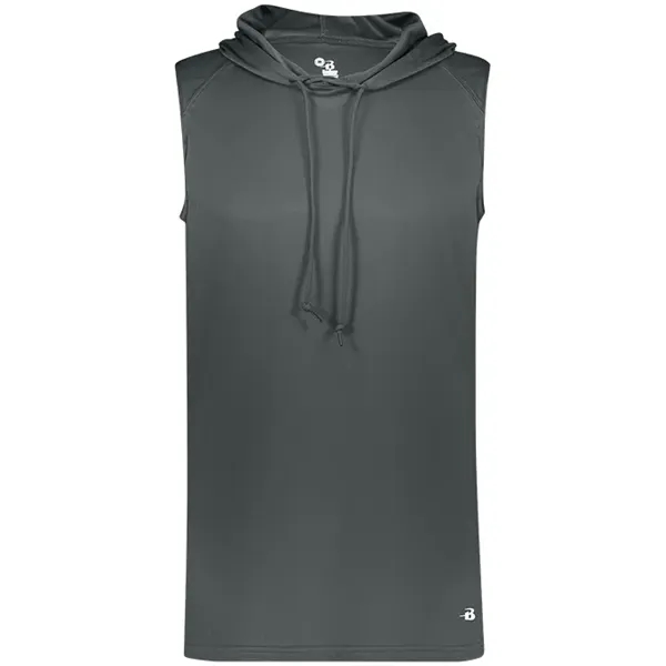 Sleeveless hooded tee with shoulder for maximum movement, self-fabric hood with... from ASI 37461 Augusta Sportswear / Badger Sport