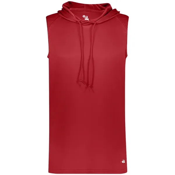 Sleeveless hooded tee with shoulder for maximum movement, self-fabric hood with... from ASI 37461 Augusta Sportswear / Badger Sport