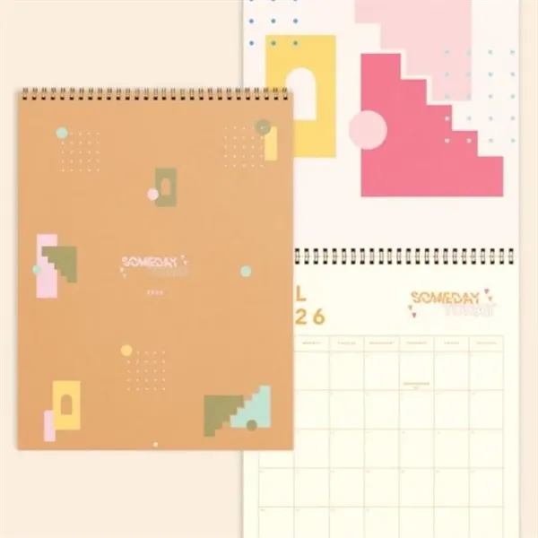 Stock 12 Month Calendar. Pick your color scheme, and choose coil... from ASI 74710 Numo