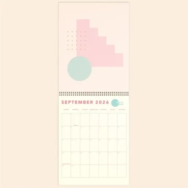 Stock 12 Month Calendar. Pick your color scheme, and choose coil... from ASI 74710 Numo