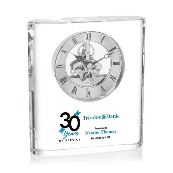 The Adams VividPrint™ Clock is a spectacular optical crystal timepiece featuring... from ASI 84592 St Regis Group / St Regis